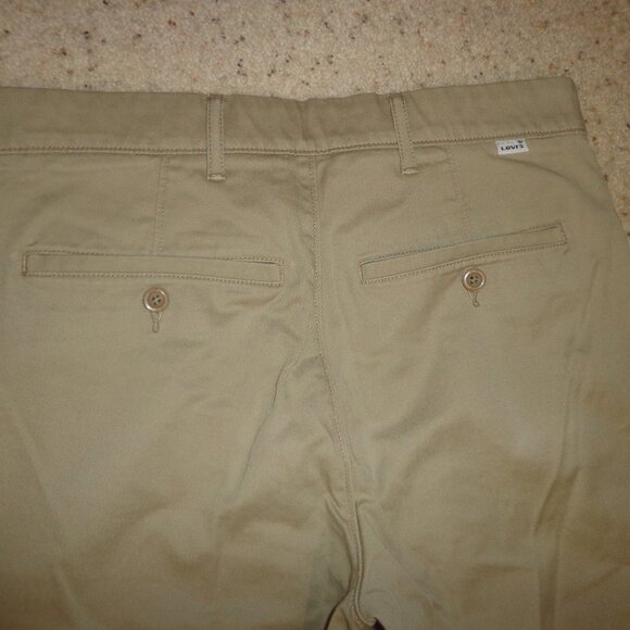 NWOT Levi's Strauss & Co. Two Horse Brand Pant W30xL32 Khaki Tan Zip/Button - Picture 8 of 15